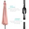 Best Choice Products 10ft Solar LED Lighted Patio Umbrella w/ Tilt Adjustment, UV-Resistant Fabric